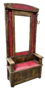 tooled leather hall